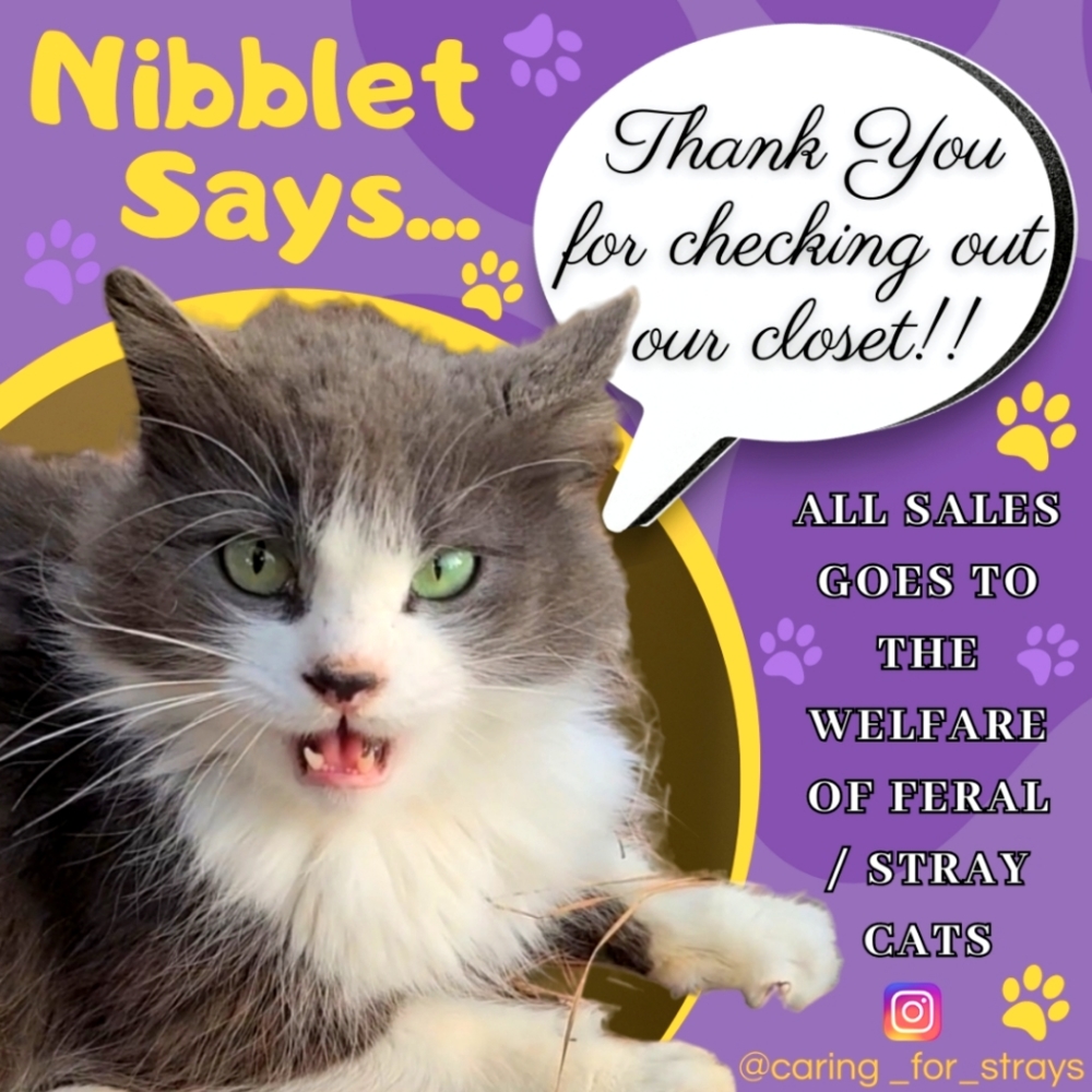 🐾😺 All Sales Goes to the Welfare of Feral/Stray Cats in Need 😺🐾
